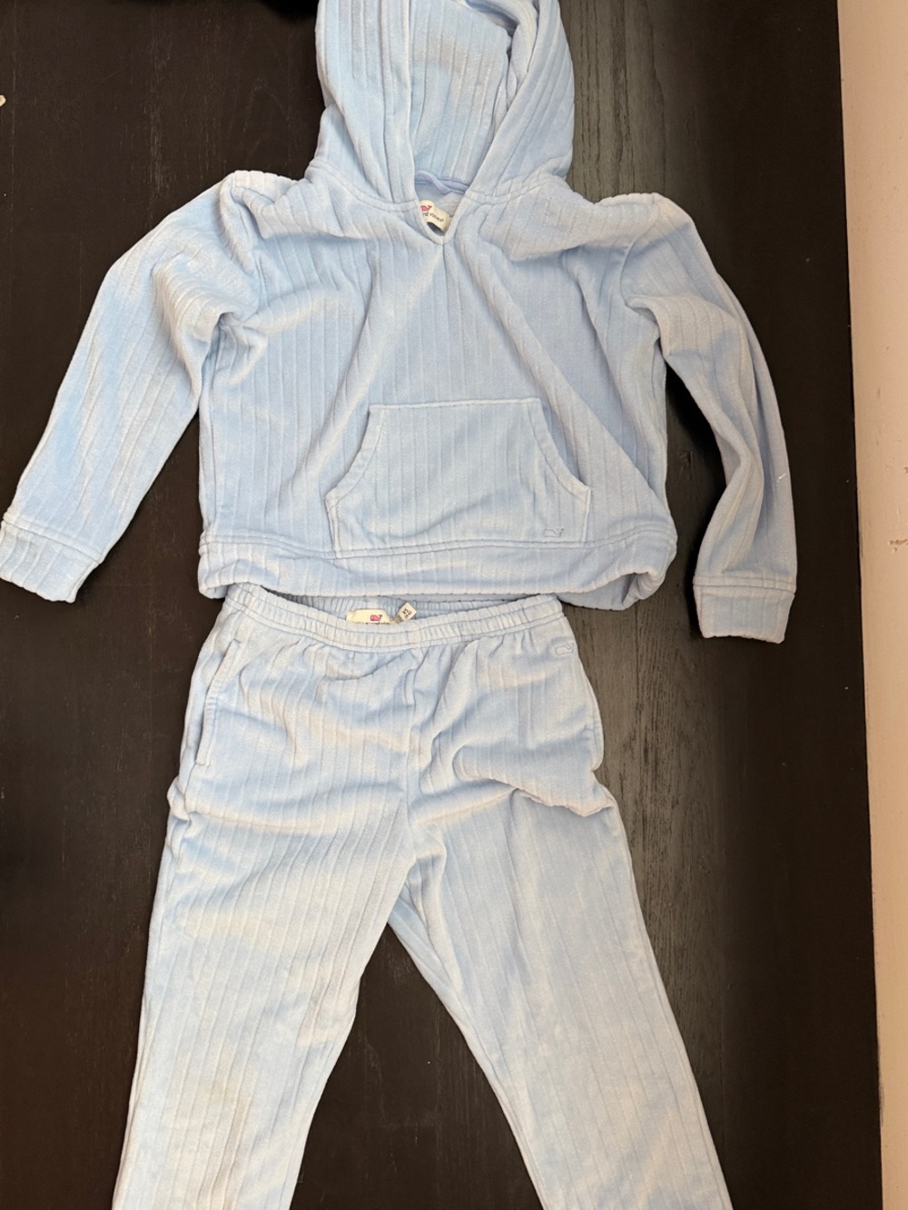 Vineyard Vines Pale Blue Plush Hoodie